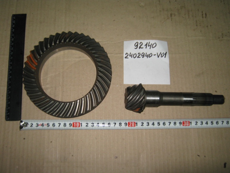картинка КОМПЛЕКТ ШЕСТЕРЕН РЗМ (ГЛАВНАЯ ПАРА) FAW 6371,6350,1010  2402940-V01