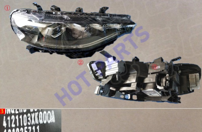 картинка ФАРА ПЕРЕДНЯЯ HAVAL F7 ПРАВАЯ ДИОДНАЯ  4121103XKQ00A