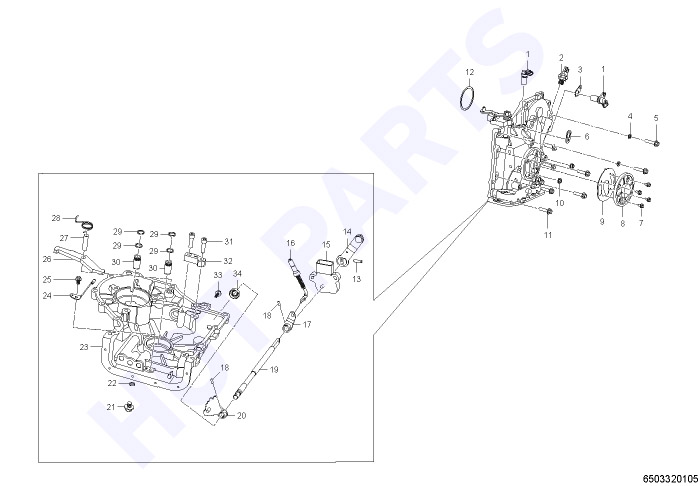Transmission,rear part