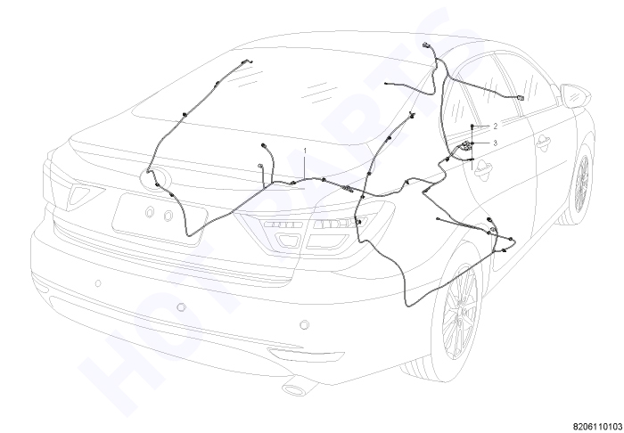 Жгут проводов Air bag