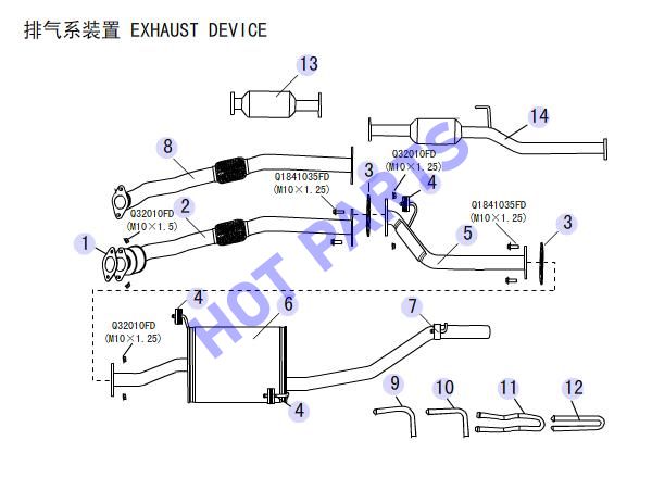 EXHAUST DEVICE