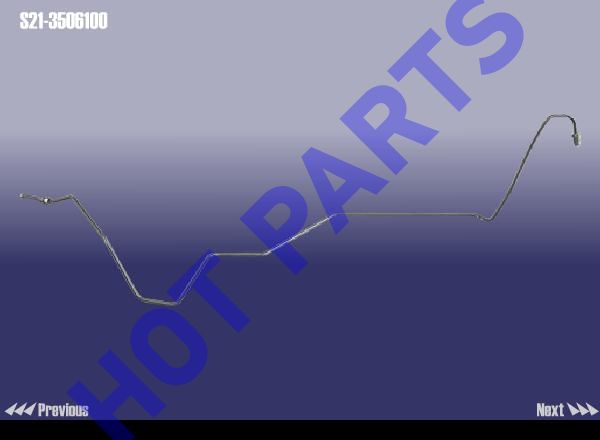 картинка TUBE ASSY - REAR BRAKE RH  S21-3506100
